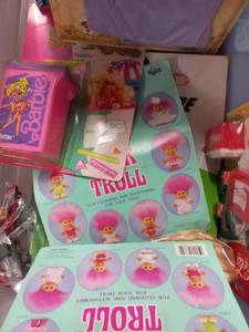 lot 250 image: Bin of Vintage Toys