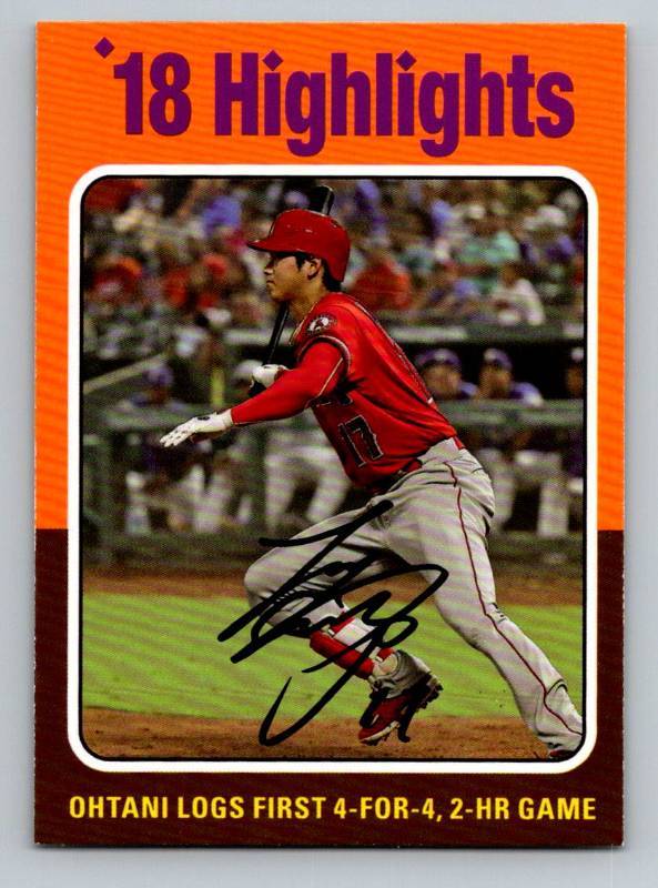 Shohei Ohtani 2019 Topps Archives SP #316 baseball Card | MN Elite 