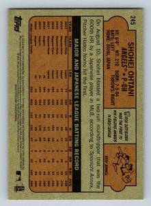 lot 53 image: Shohei Ohtani 2021 Topps Heritage #245 Baseball Card