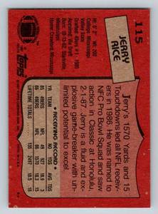 lot 185 image: Jerry Rice 2nd Year 1987 Topps #115 Vintage Football Card