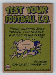 lot 202 image: John Unitas 1972 Topps Pro Action #251 Vintage Football Card