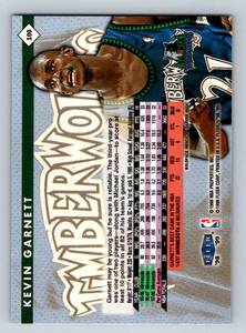 lot 278 image: Kevin Garnett 1998-99 Fleer Tradition #100 Minnesota Timberwolves Basketball Card