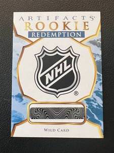 lot 63A image: 2023-24 Artifacts Auto RC Redemption Card #RED238 Rookie Signed Hockey Card