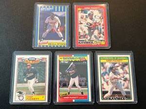 lot 83A image: Kirby Puckett 5 Card Oddball Lot - Kaybee Kings, Fleer All-Stars, Kaybee Superstars, Fleer Baseballs Best Sluggers, 86 All-Stars Baseball Cards