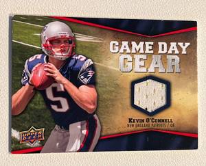 lot 178 image: Kevin OConnell Relic Minnesota Vikings Head Coach - 2009 Upper Deck Game Day Gear #NFL-KO Football Card