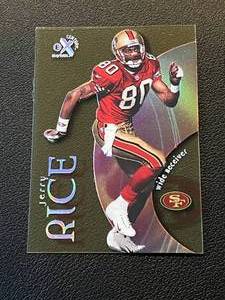 lot 214 image: Jerry Rice Acetate Insert 1999 Skybox Century EX #24 Football Card