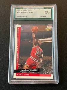 lot 247 image: Michael Jordan Graded 9.5 Mint 1993-94 Upper Deck #237 Basketball Card