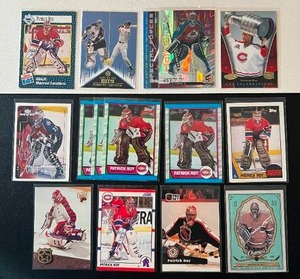 lot 295 image: Patrick Roy 15 Card Hockey Lot