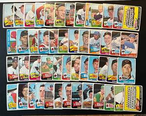 lot 305 image: 1965 Topps 50 Card Lot of Vintage Baseball Cards