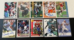 lot 315 image: 10 Autographed NFL Football Card Lot
