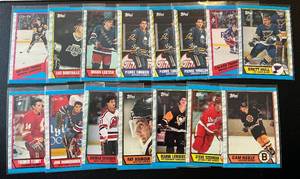 lot 325 image: 1989-90 Topps Hockey 15 Card Star Lot - Hull, Lemieux and more
