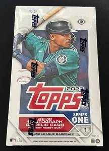 lot 14A image: 2023 Topps Baseball Hobby Box Series 1 - SealedNew Baseball Cards