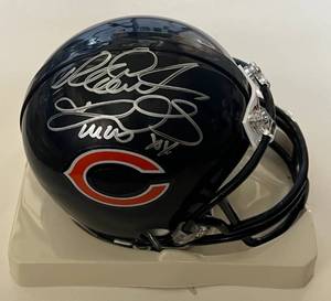lot 17A image: Richard Dent Signed Mini Helmet with COA - Chicago Bears Football Autograph