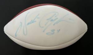 lot 24A image: Herschel Walker Signed Wilson Football - Minnesota Vikings Autograph