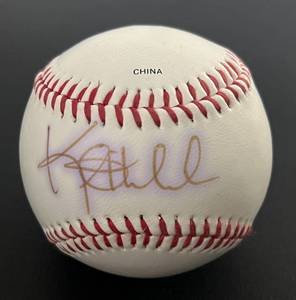 lot 40B image: Kent Hrbek Signed OMLB Rawlings Baseball - Minnesota Twins Autograph