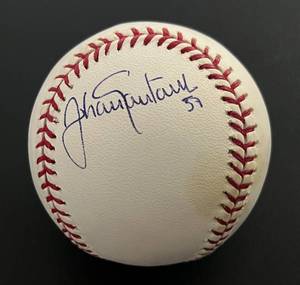 lot 45B image: Johan Santana Signed OMLB Rawlings Baseball with MLB COA - Minnesota Twins Autograph