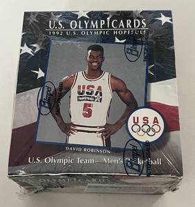 lot 49B image: 1992 U.S. Olympic Hopefuls Wax Box by Impel - New, Cards, Bruce Jenner RC