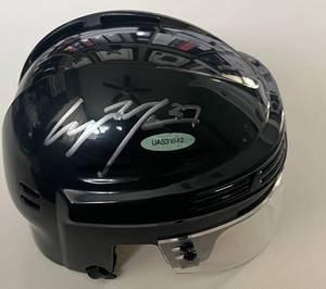 lot 50B image: Casey Mittelstadt Signed Mini Helmet with COA, Hockey
