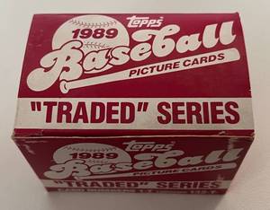 lot 64B image: 1989 Topps Traded Baseball Complete Set - Ken Griffey Jr. RC