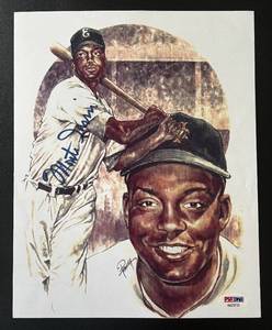 lot 52B image: Monte Irvin Signed 8x10 Photo PSA DNA COA, Baseball