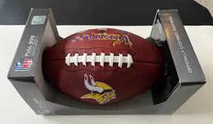 lot 127A image: Minnesota Vikings New Wilson Football