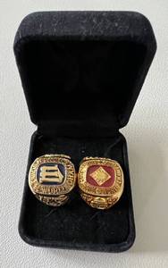 lot 117A image: Minnesota Twins 1987 and 1991 World Series Replica Rings, Baseball