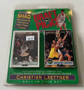 lot 131A image: 1992 Classic NBA Draft Picks Set - Shaquille ONeal RC - NewSealed Basketball Cards