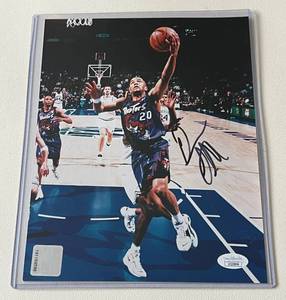 lot 126A image: Damon Stoudamire Signed 8x10 Photo with JSA COA - Basketball