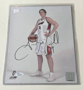 lot 125A image: Janel McCarville Signed 8x10 Photo with JSA COA - University of Minnesota Lynx Basketball