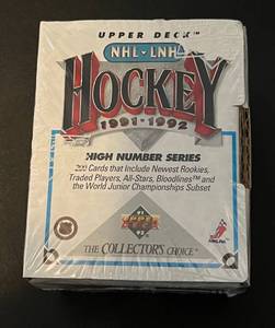 lot 175A image: 1991-92 Upper Deck Hockey High Number Series Set - NewSealed