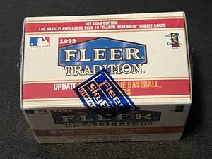 lot 169A image: 1999 Fleer Tradition Update Baseball Complete NewSealed Card Set