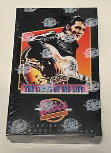 lot 151A image: The Elvis Presley Collection 1992 The Cards of His Life Factory Sealed Box of Card Packs