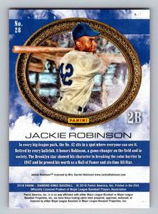 lot 347 image: Jackie Robinson 2018 Diamond Kings Red Border SP #28 Baseball Card