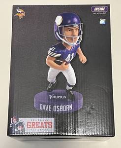 lot 187A image: Dave Osborn Limited Edition Bobblehead - New in Box Minnesota Vikings Football