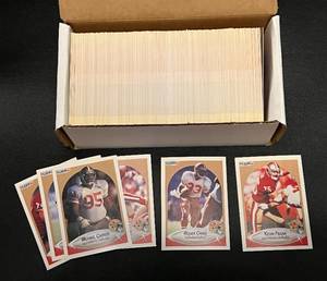 lot 198A image: 1990 Fleer Football Complete Card Set