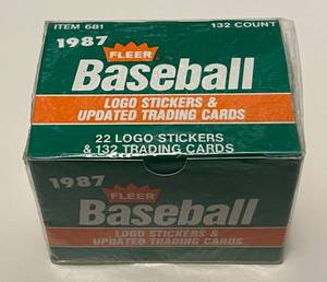 lot 201A image: 1987 Fleer Update Baseball Card Set - New Sealed