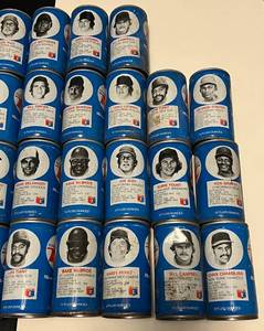 lot 205A image: (36) 1977 RC Cola Baseball Cans