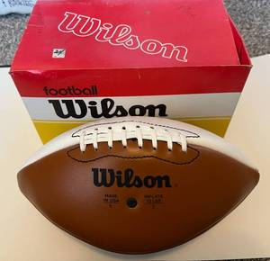 lot 398 image: Wilson Football New In Box