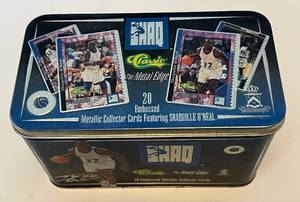 lot 400 image: Shaquille ONeal 1994 Classic Metal Edge Numbered Set - 20 Metallic Collector Cards