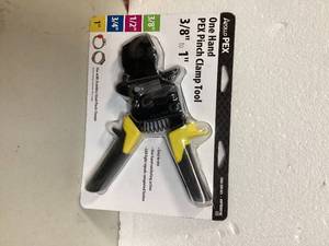 Apollo 38 in. to 1 in. 1-Hand PEX-B Pinch Clamp Tool Customer Returns See Pictures