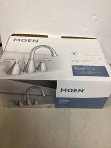 MOEN Essie 8 in. Widespread 2-Handle Bathroom Faucet in Chrome (Valve Included) Customer Returns See Pictures