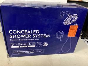 Nestfair 6-Spray Patterns 8 in. Wall Mount Dual Shower Heads in Matte Black  Customer Returns See Pictures