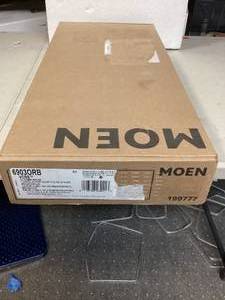 MOEN Voss Single Hole Single-Handle High-Arc Bathroom Faucet in Oil Rubbed Bronze    Customer Returns See Pictures