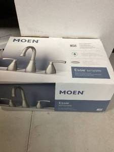 MOEN Essie 8 in. Widespread 2-Handle Bathroom Faucet in Spot Resist Brushed Nickel (Valve Included) Customer Returns See Pictures