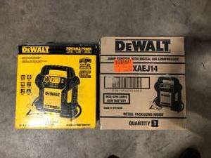 Lot of Assorted Dewalt Portable Power Stations Various Sizes and Conditions  Customer Returns See Pictures