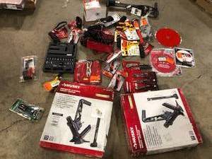 Lot of Assorted Hand Tools and Hardware Various Models and Conditions  Customer Returns See Pictures