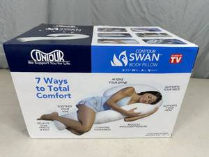 New Contour Swan Body Pillow