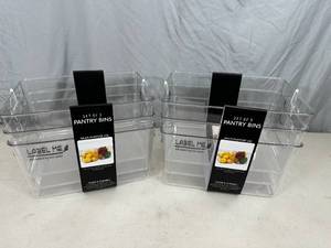 6 Storage Organization Bins