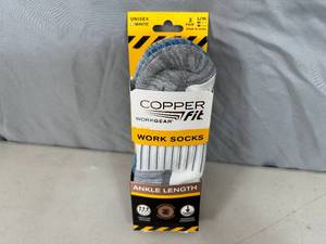 3 New Pair of Copperfit Work Socks