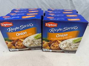 8 New Boxes of Lipton Onion Soup Mixes